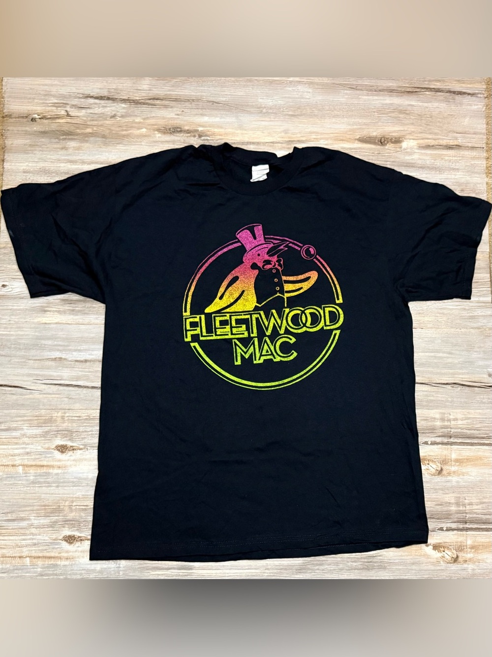 Alstyle Fleetwood Mac World Tour T-Shirt 2014-2015 Men XL Double-Sided Tee Blue